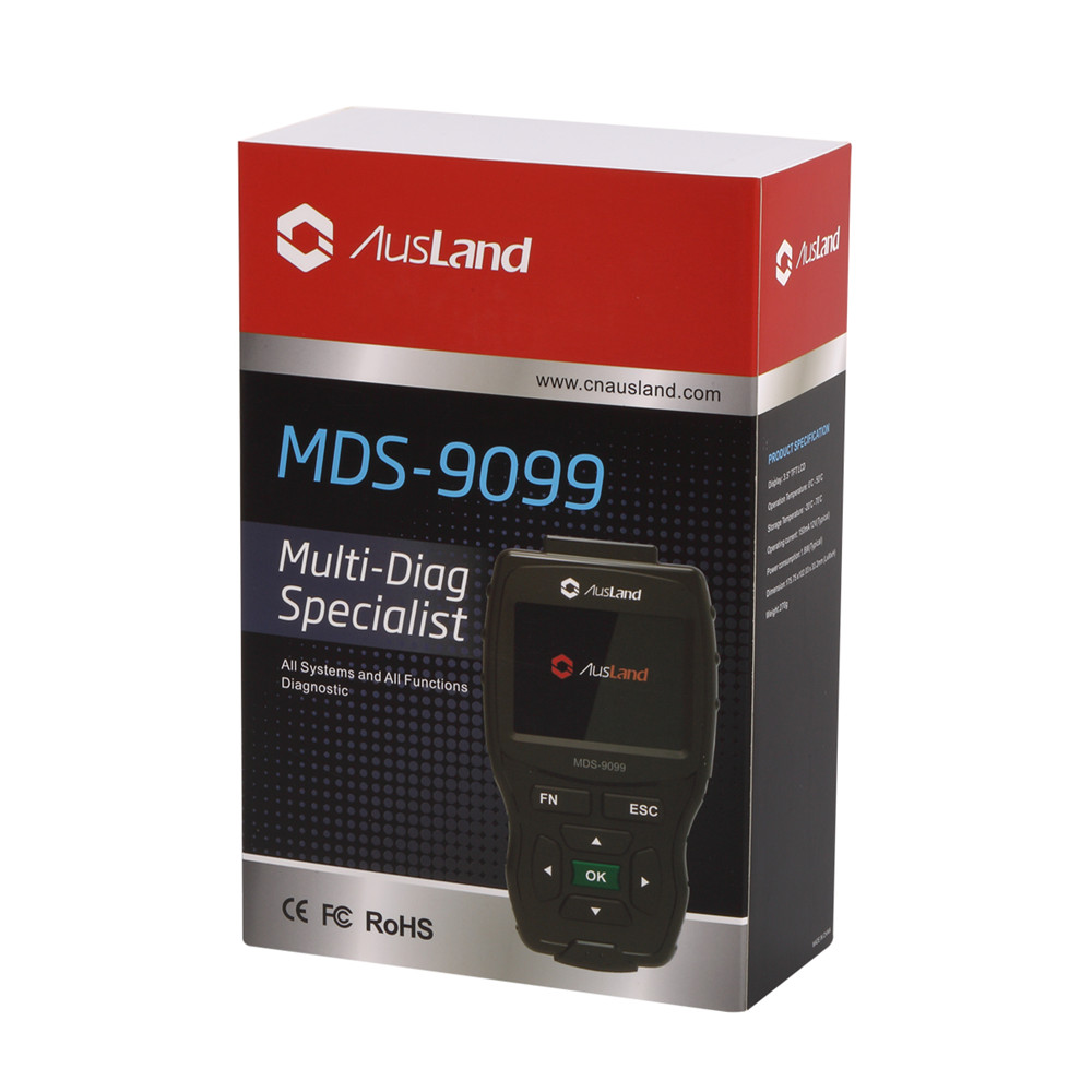AusLand - AUSLAND MDS-9099 Multi-Diag Specialist Car Diagnostic Tool OBD2 Full System Full Function